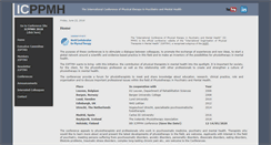 Desktop Screenshot of icppmh.org